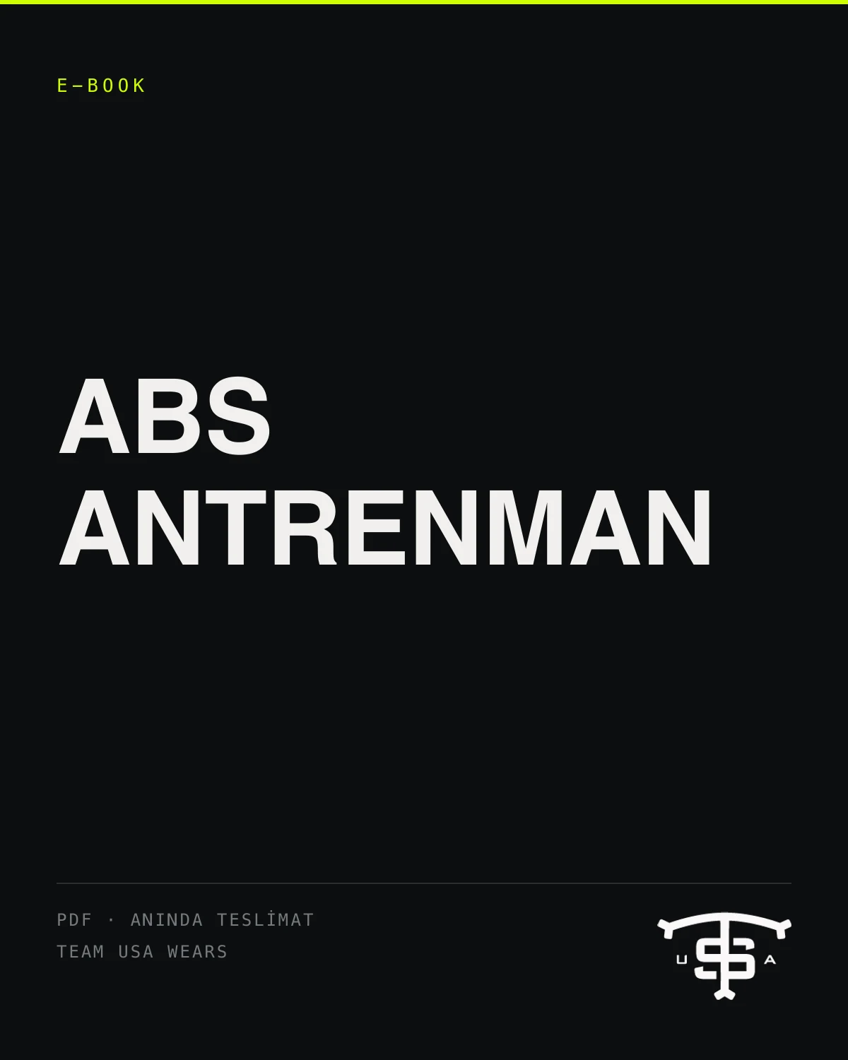 USA ABS Antrenman E Book kapağı