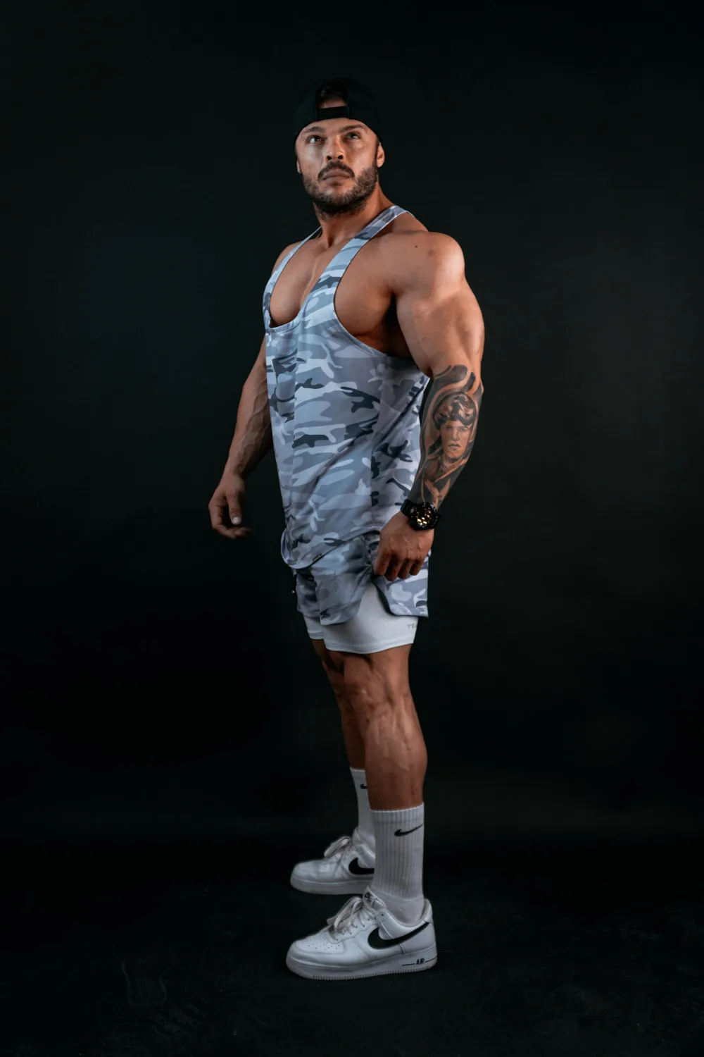 Usa Fit-Shorts Military