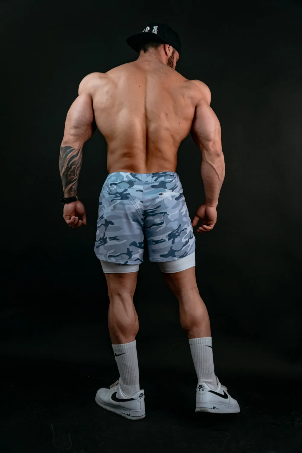 Usa Fit-Shorts Military
