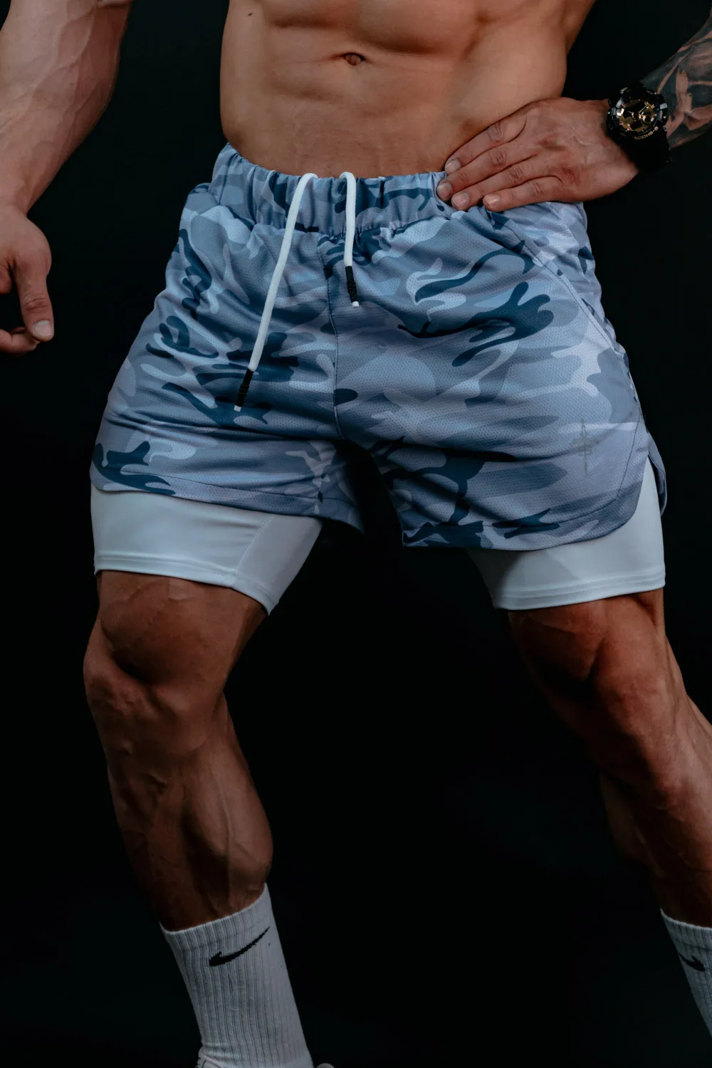 Usa Fit-Shorts Military