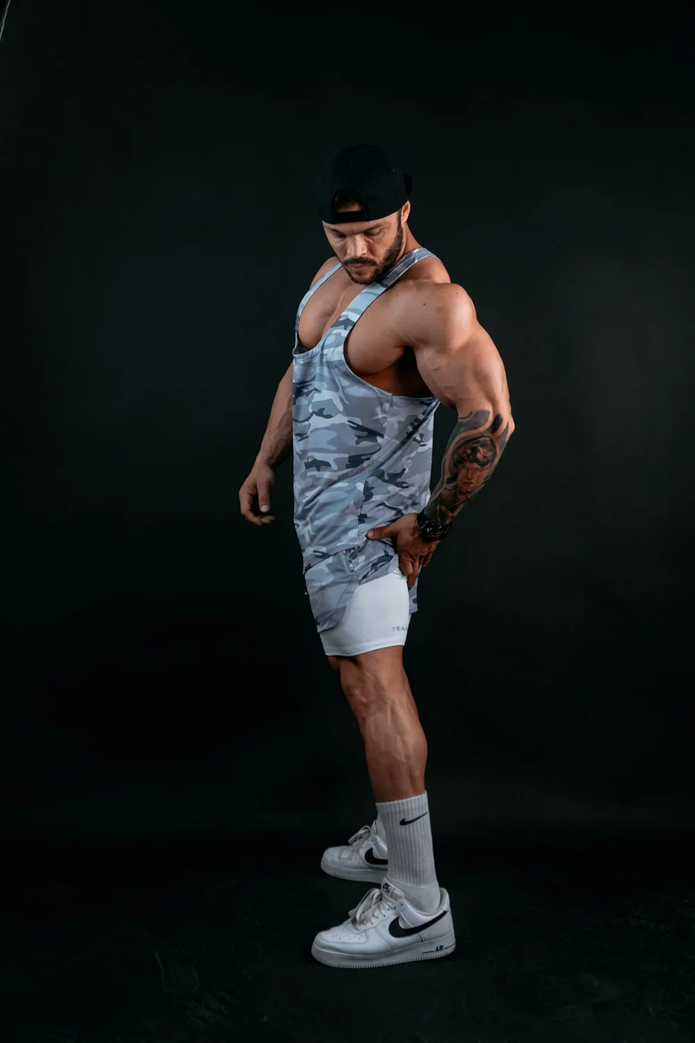 Usa Fit-Shorts Military