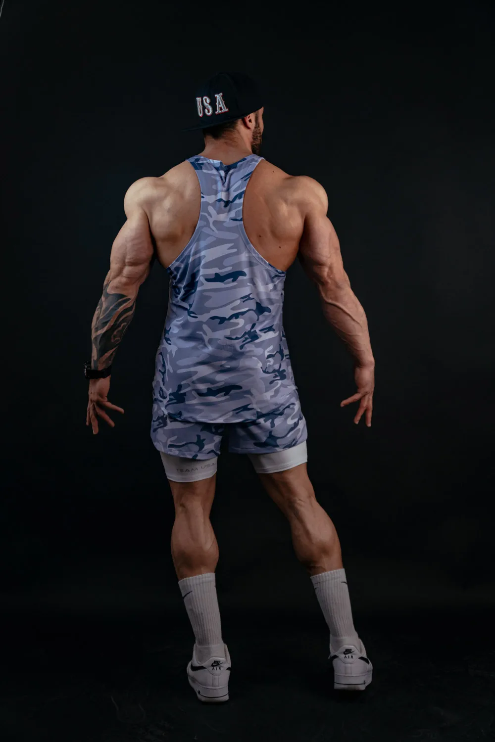Usa Fit-Shorts Military