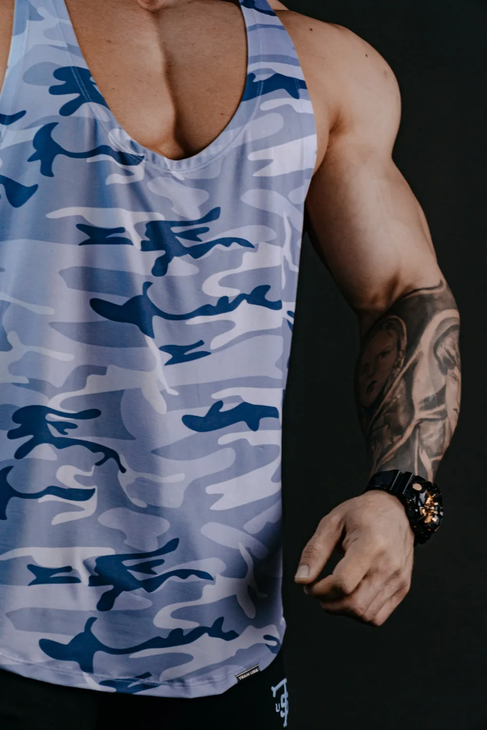 Usa Fitness Atlet Military Blue