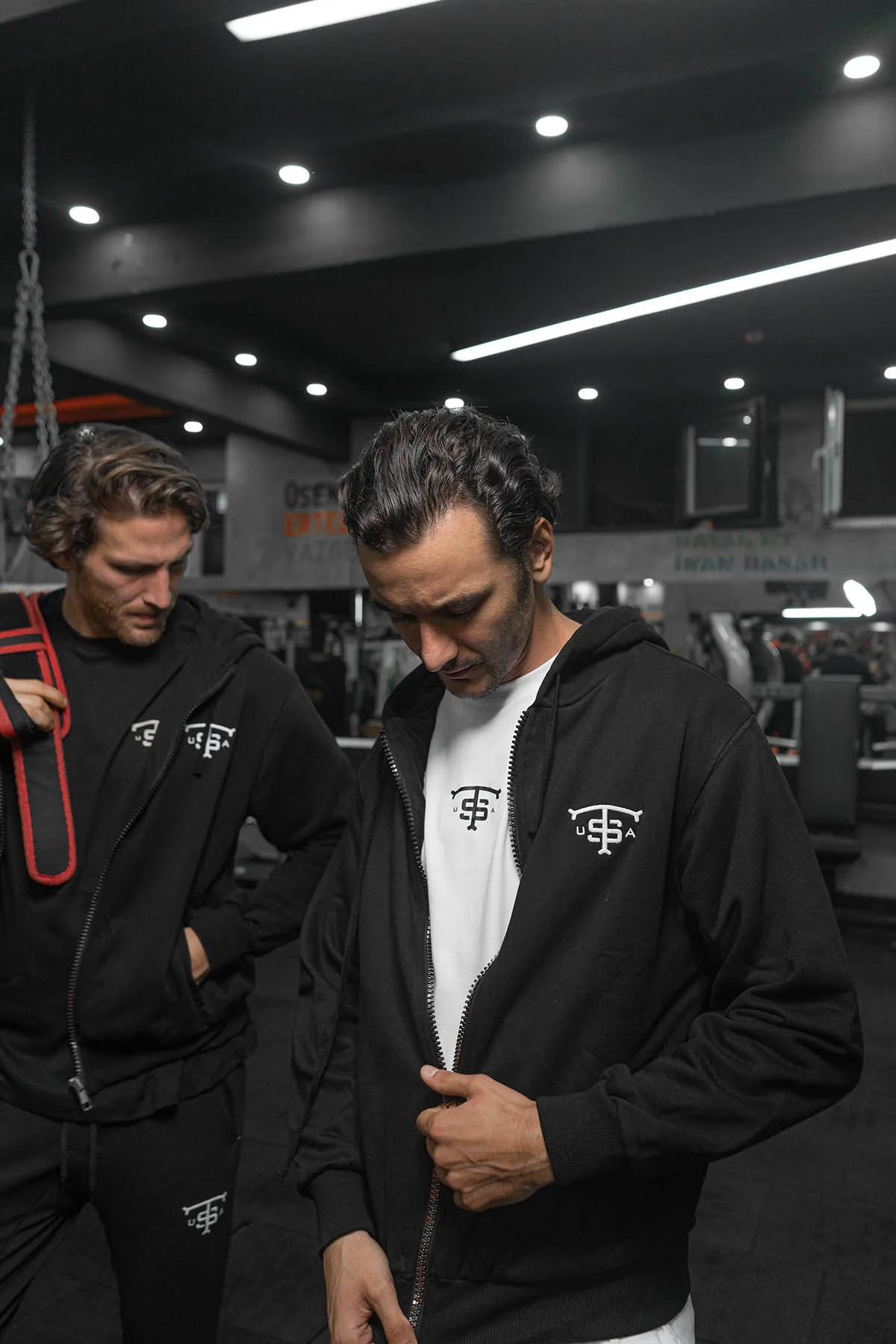USA Raw Zipper Black