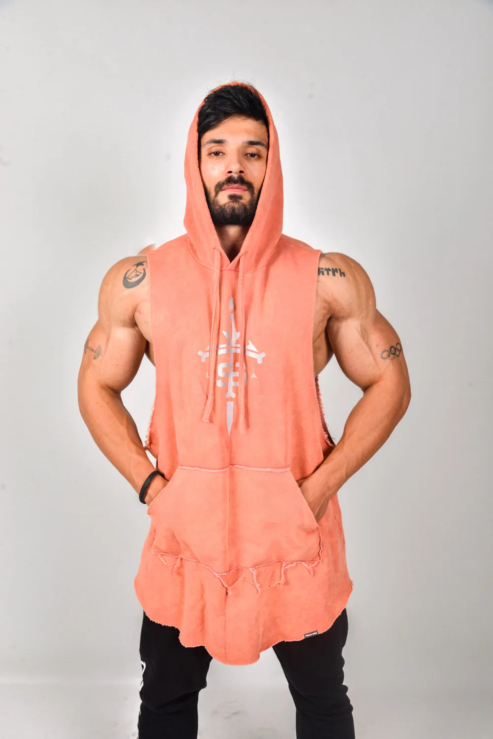 Usa Stark Sport Hoodie Peach