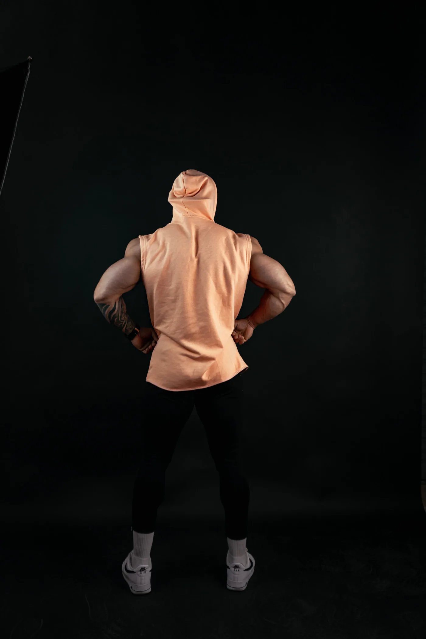 Usa Stark Sport Zip-up Hoodie Peach