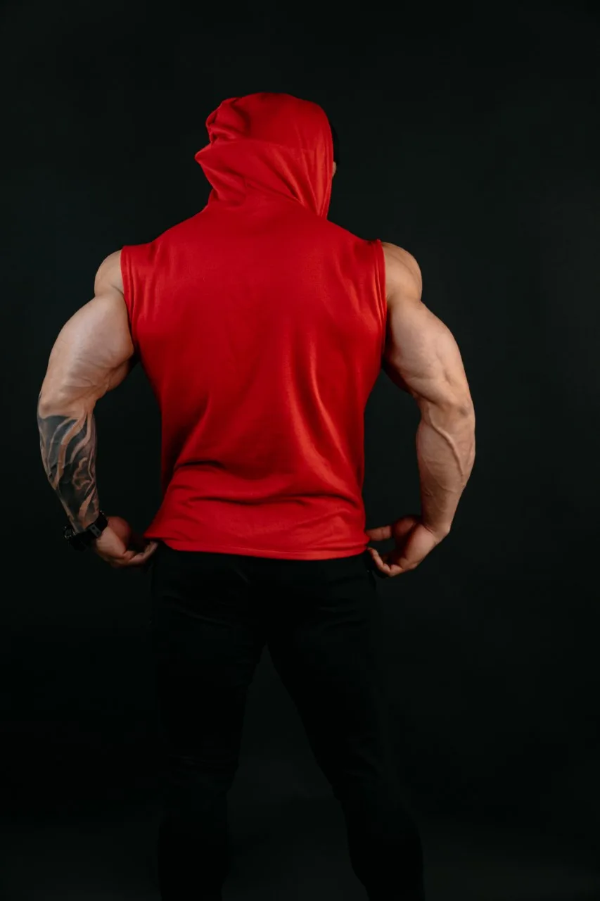 Usa Stark Sport Zip-up Hoodie Red
