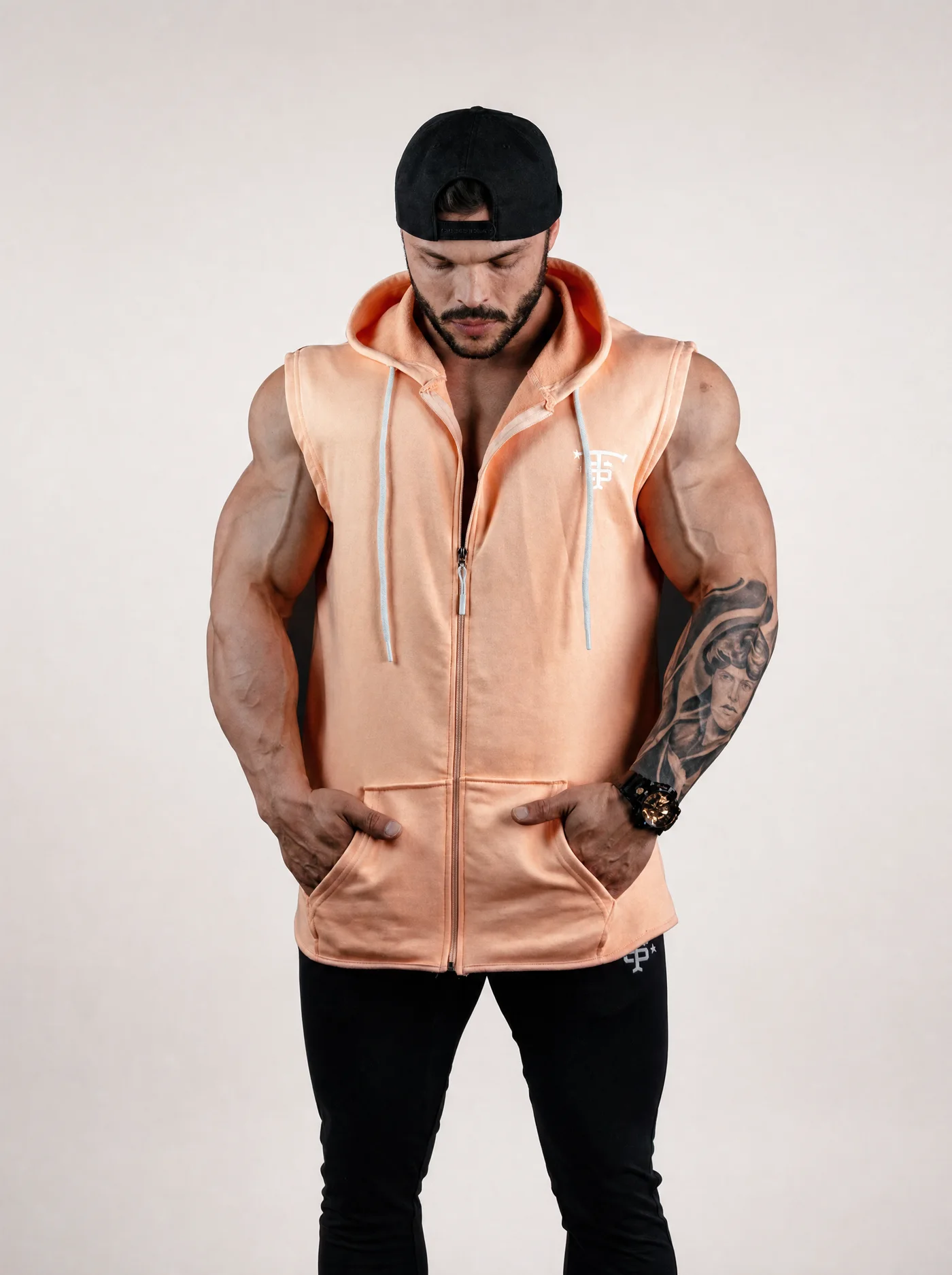USA Stark Sport Zip-up Hoodie — stüdyo çekimi