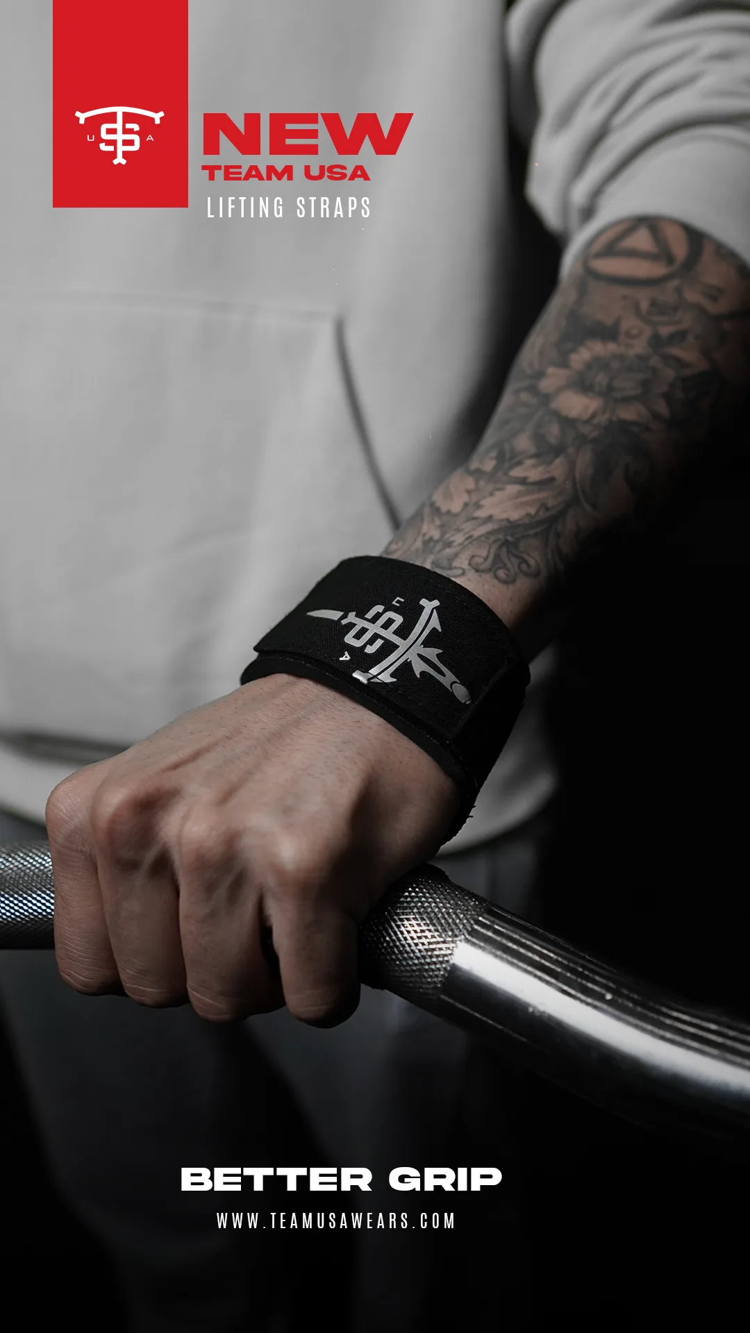 Usa Unisex Lifting Straps Siyah