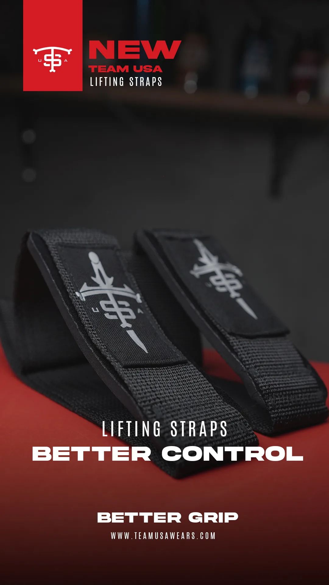 Usa Unisex Lifting Straps Siyah