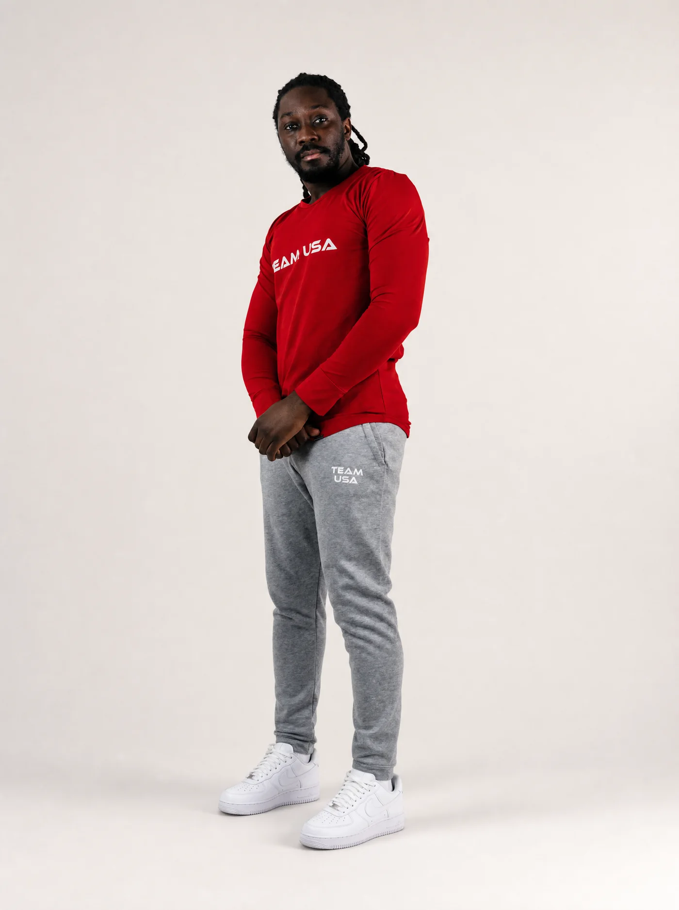USA Winter Sweatshirt — stüdyo çekimi